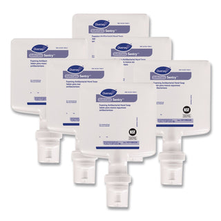 Soft Care Sentry Foaming Antibacterial Hand Soap, Fragrance-Free, 1.3 L Cartridge Refill, 6/Carton