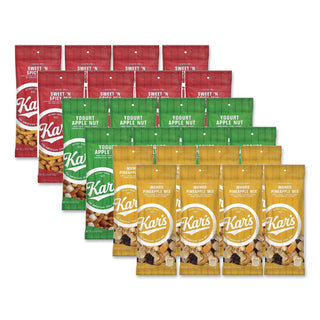 Trail Mix Variety Pack, Assorted Flavors, 24 Packets/Carton, Ships in 1-3 Business Days