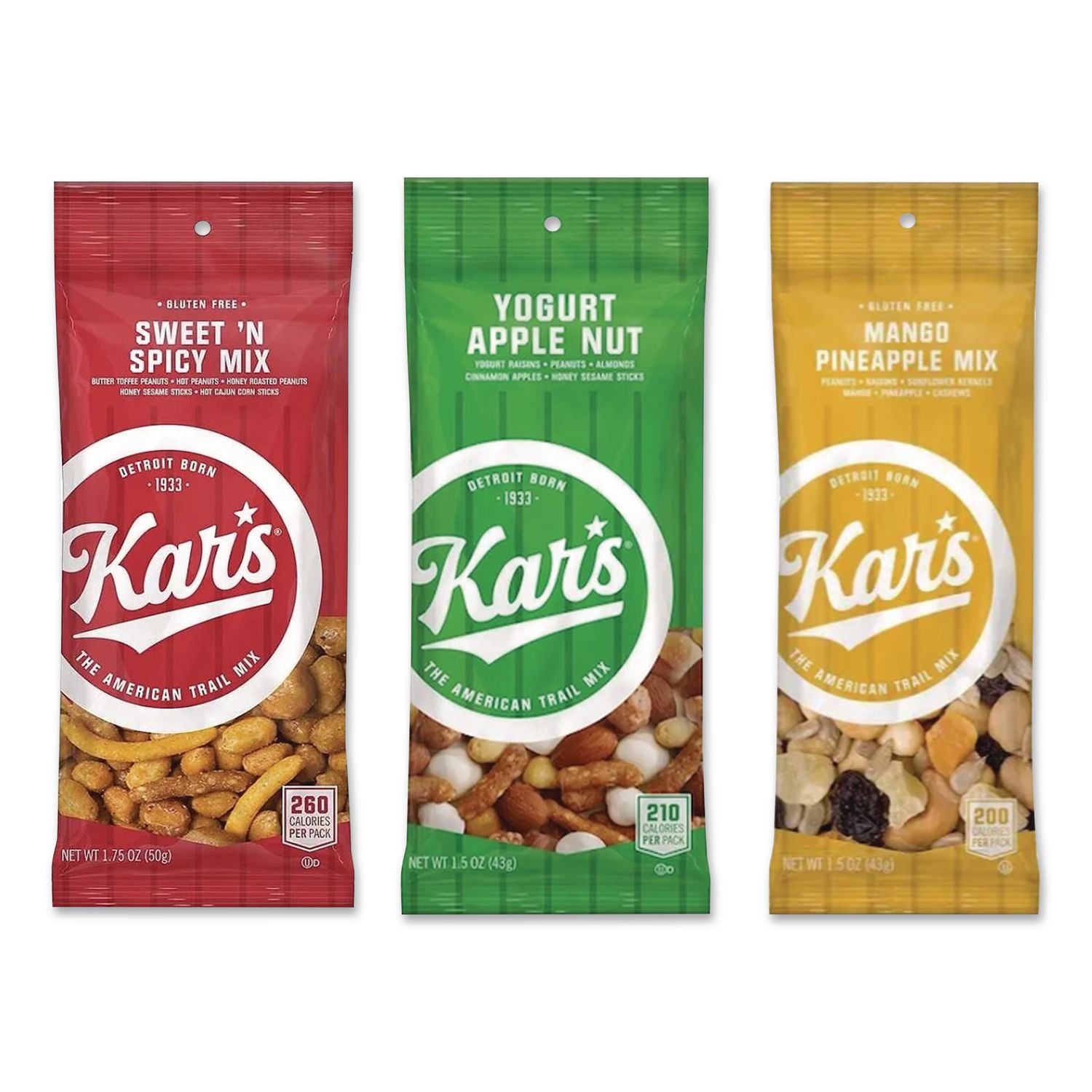 Trail Mix Variety Pack, Assorted Flavors, 24 Packets/Carton, Ships in 1-3 Business Days