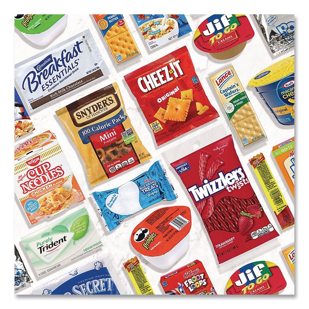 Dorm Room Survival Snack Box, 55 Assorted Snacks/Box, Ships in 1-3 Business Days