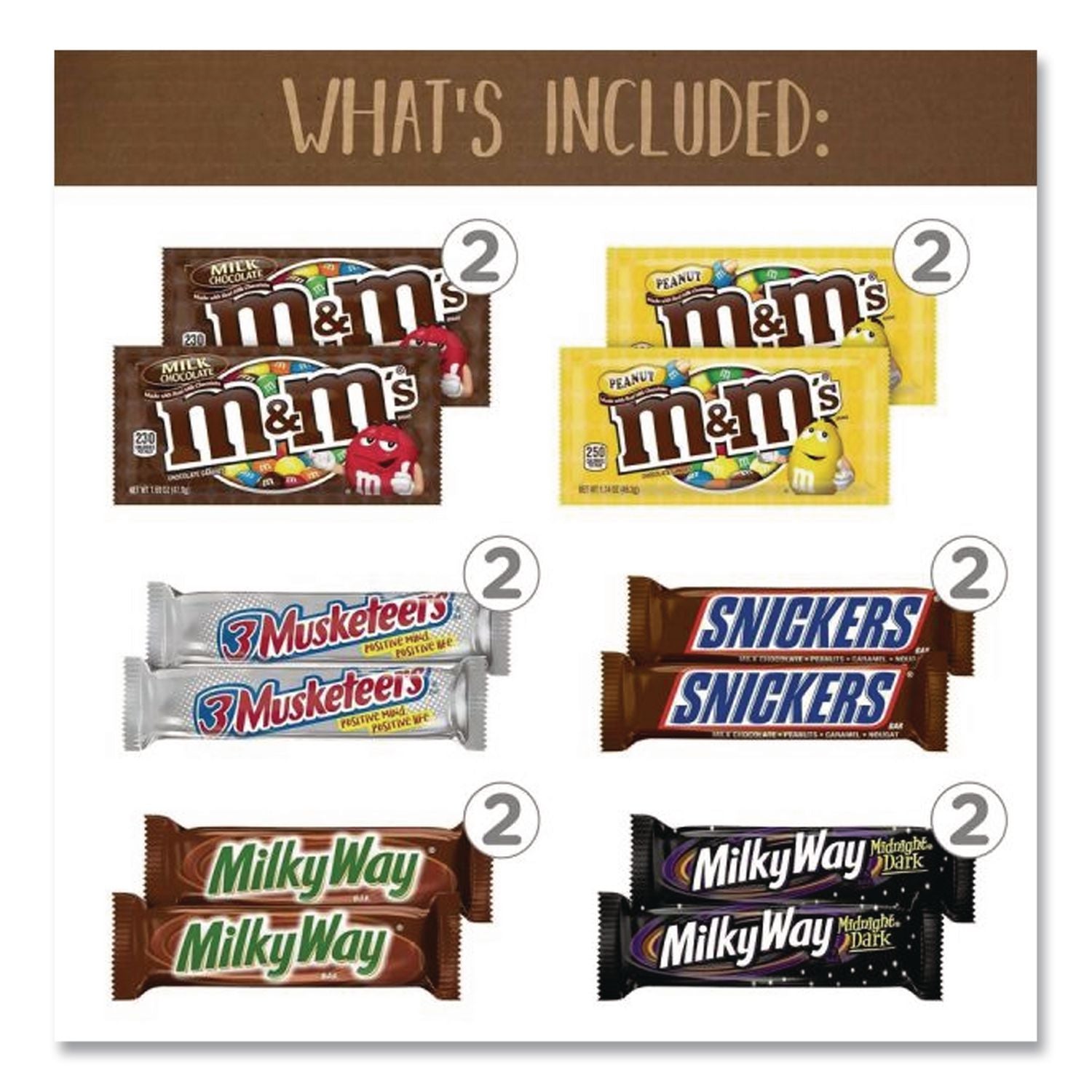 MARS Favorites Snack Box, 25 Assorted Snacks/Box, Ships in 1-3 Business Days