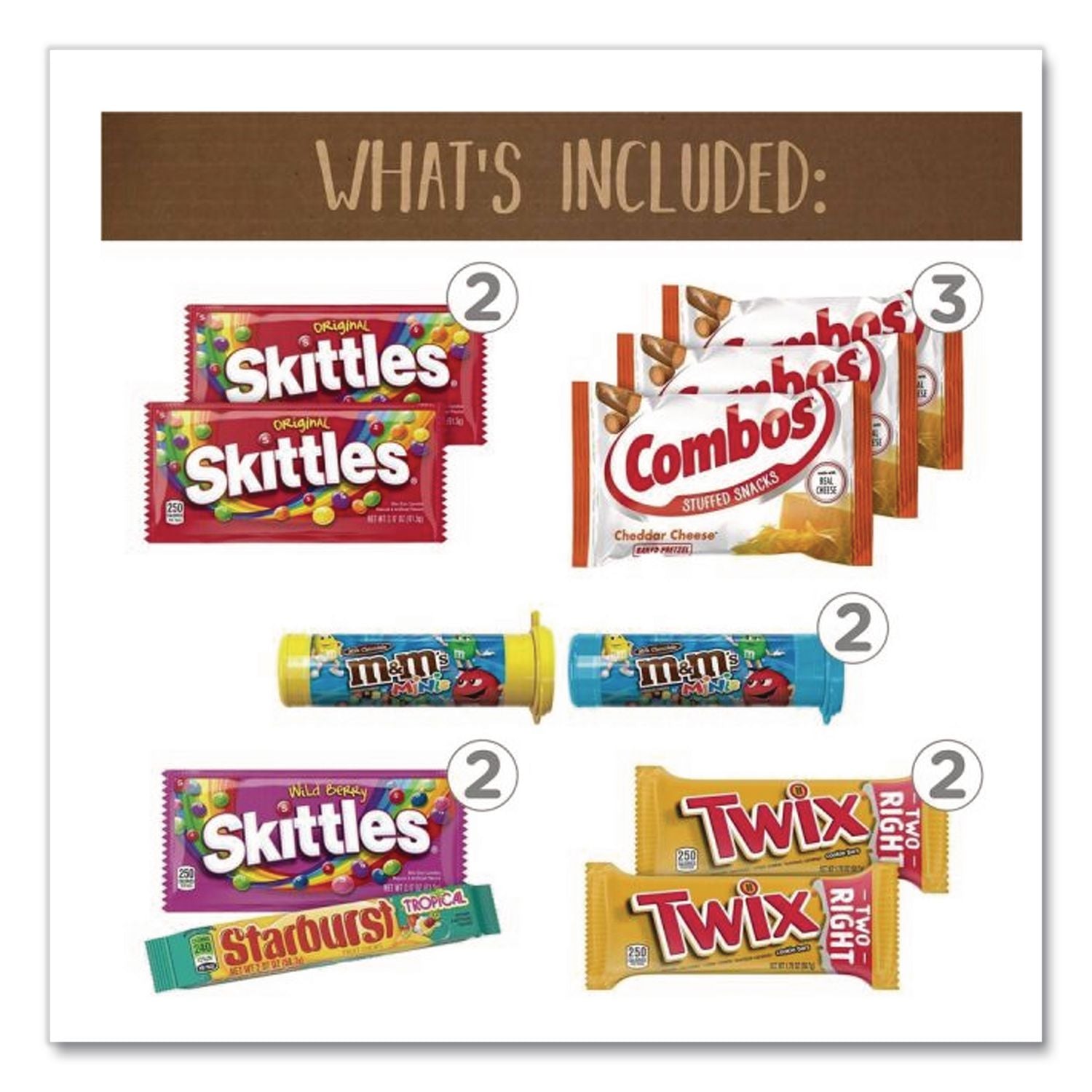 MARS Favorites Snack Box, 25 Assorted Snacks/Box, Ships in 1-3 Business Days