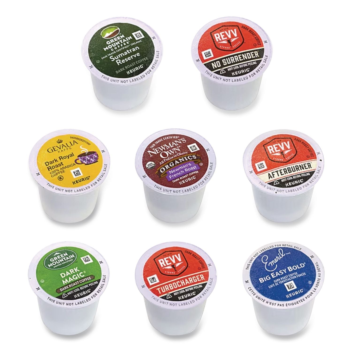 Bold and Strong K-Cup Assortment, 48/Box, Ships in 1-3 Business Days