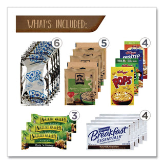 Breakfast Snack Box, 41 Assorted Snacks/Box, Ships in 1-3 Business Days