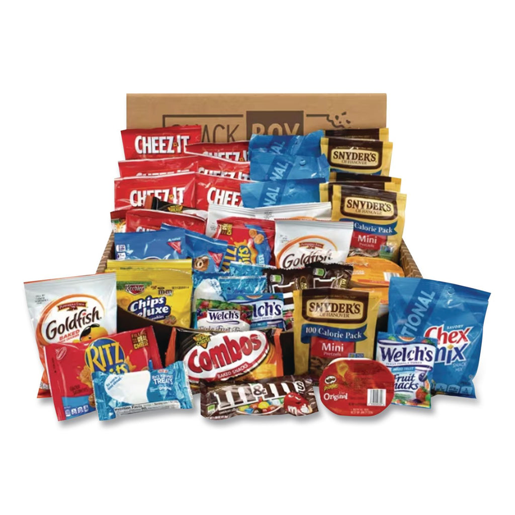 Party Snack Box, 45 Assorted Snacks/Box, Ships in 1-3 Business Days