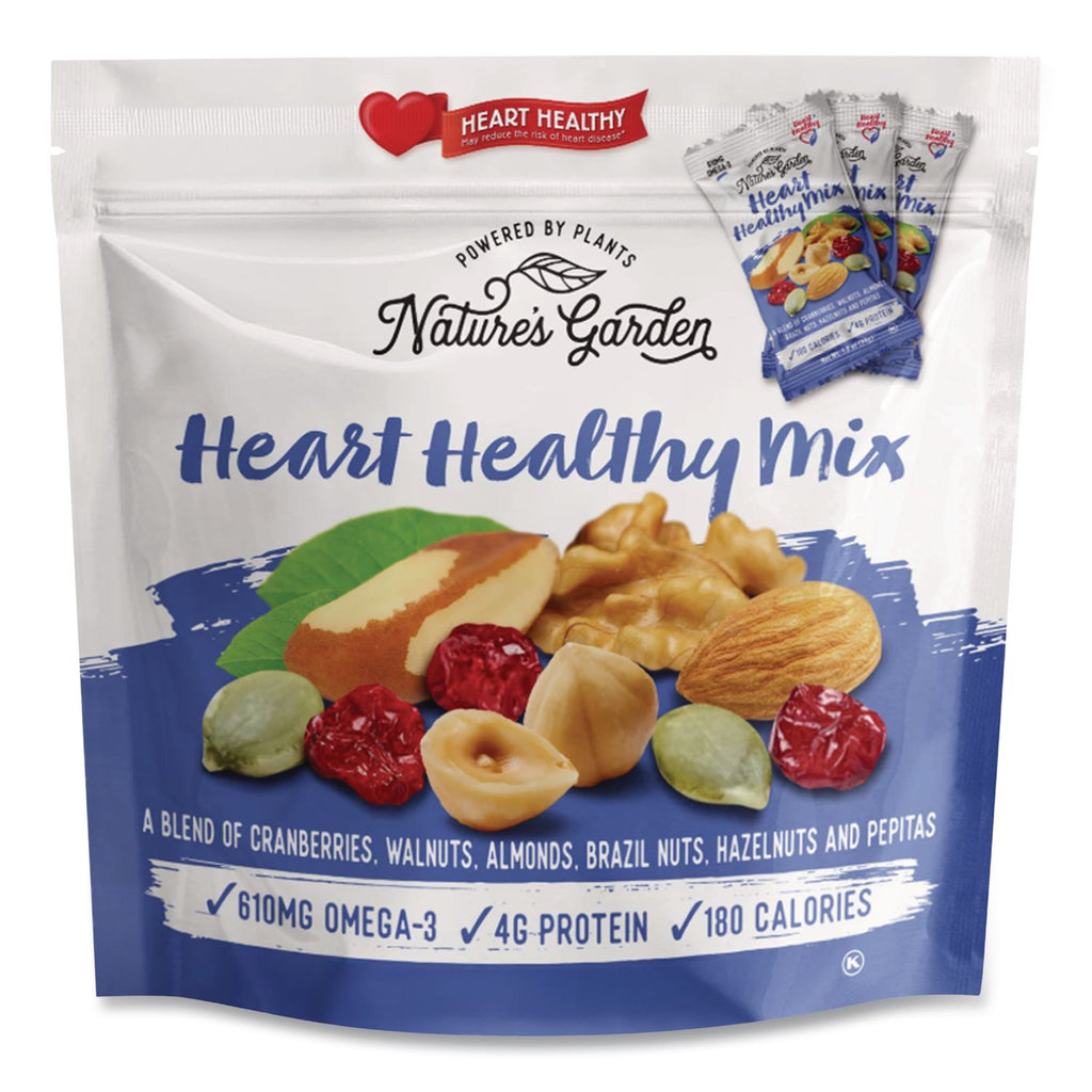 Healthy Heart Mix, 1.2 oz Pouch, 7 Pouches/Pack, 6 Packs/Carton, Ships in 1-3 Business Days