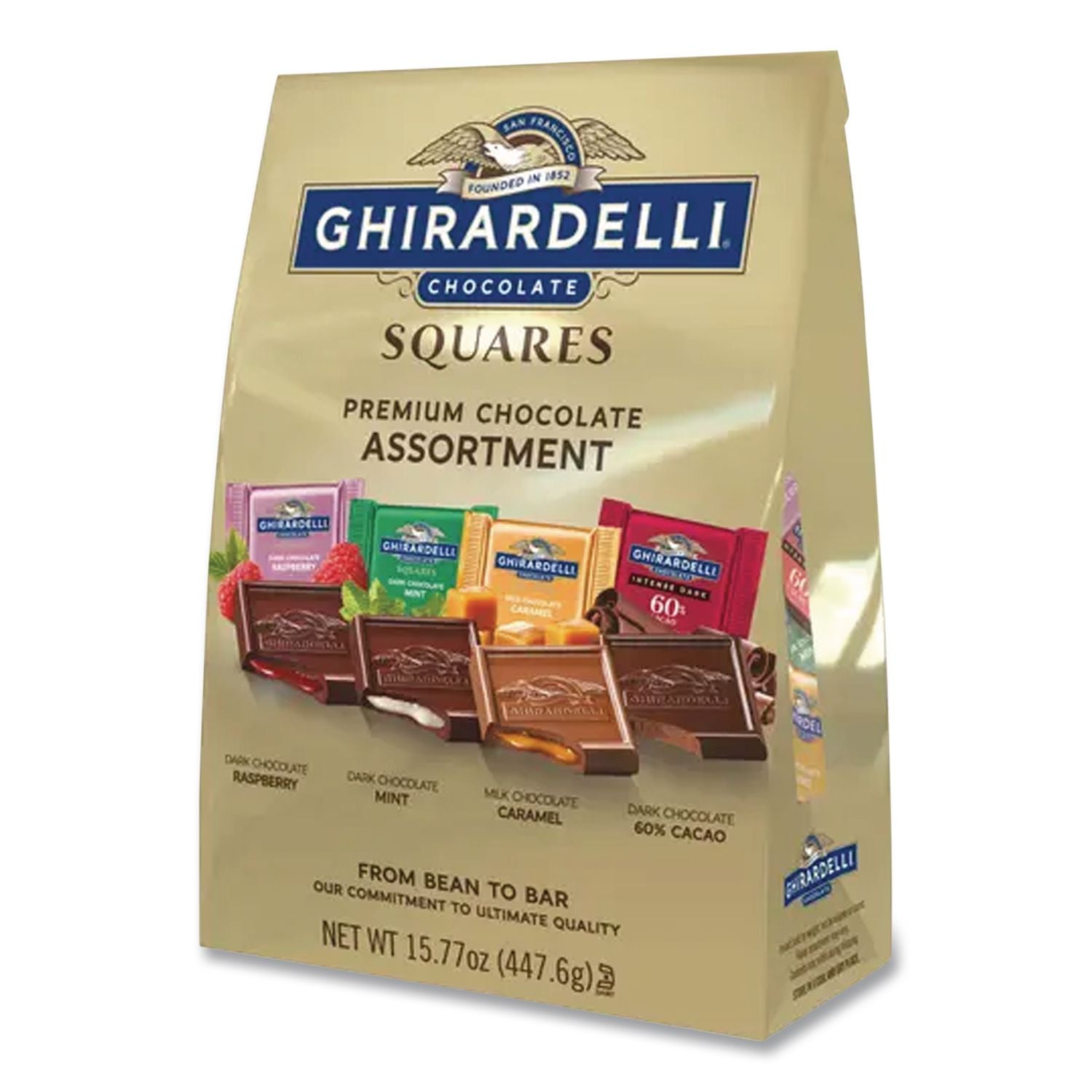 Premuim Assorted Dark and Milk Chocolate Squares, 15.77 oz Bag, Ships in 1-3 Business Days