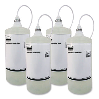 One Shot Antibacterial Enriched Lotion Soap Refill, Unscented, 1,600 mL, 4/Carton