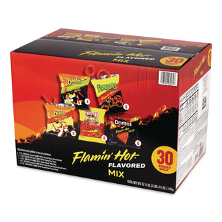 Flamin' Hot Mix Variety Pack, Assorted Flavors, Assorted Size Bag, 30 Bags/Carton, Ships in 1-3 Business Days