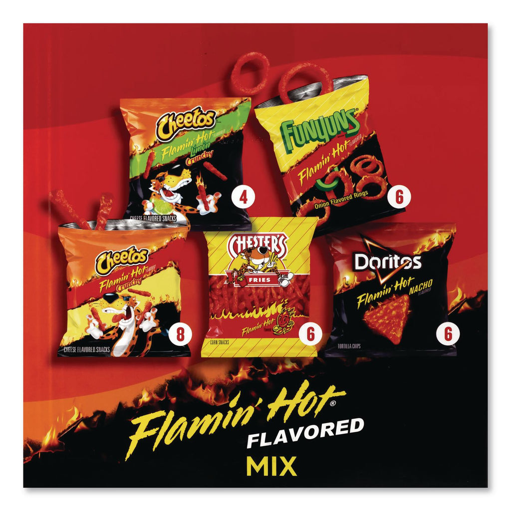 Flamin' Hot Mix Variety Pack, Assorted Flavors, Assorted Size Bag, 30 Bags/Carton, Ships in 1-3 Business Days