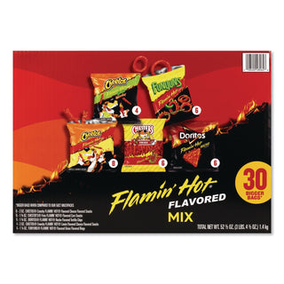 Flamin' Hot Mix Variety Pack, Assorted Flavors, Assorted Size Bag, 30 Bags/Carton, Ships in 1-3 Business Days