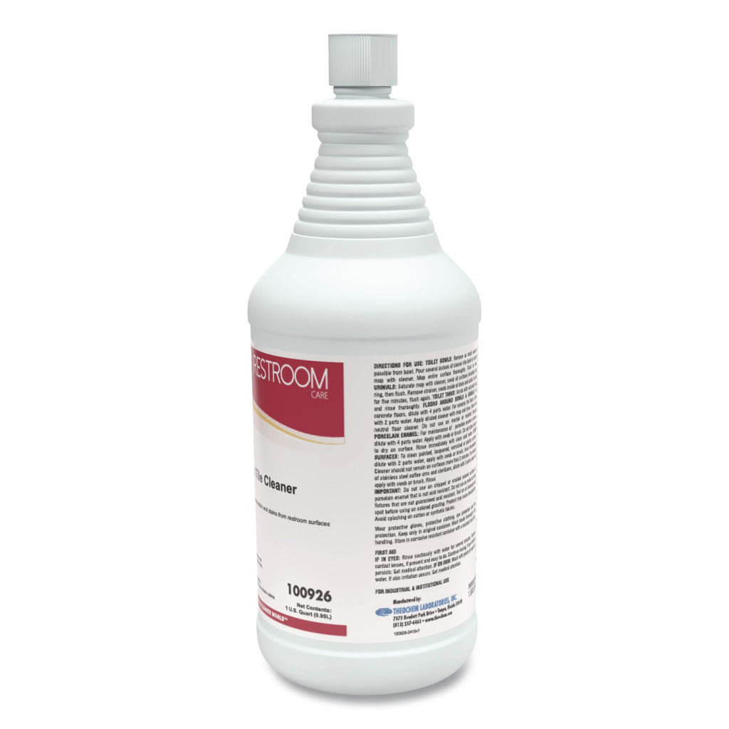 PTC-85 Porcelain and Tile Cleaner, Pleasant Scent, 32 oz Bottle, 12/Carton