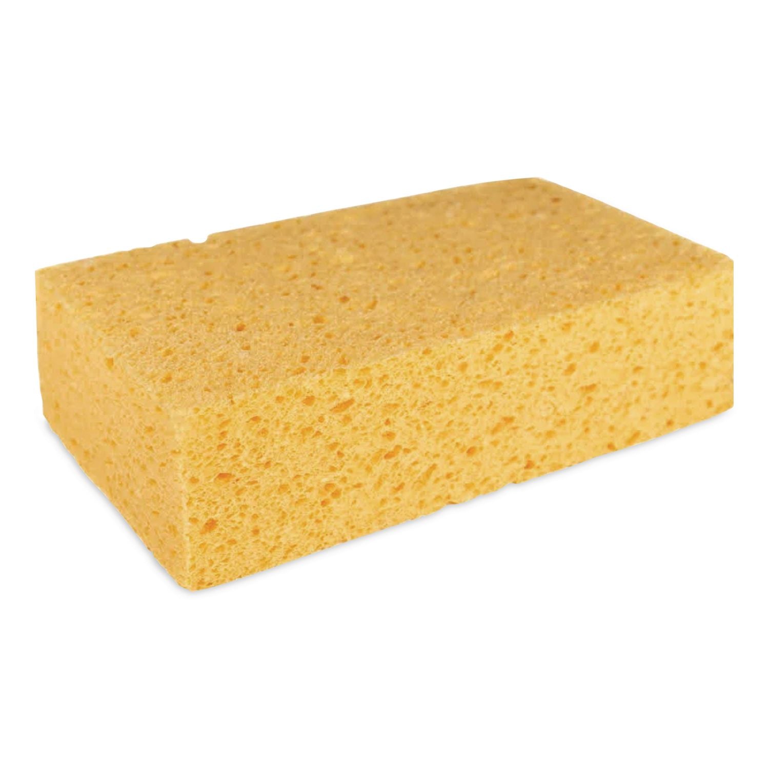 Scotch-Brite Extra-Large Commercial Sponge - 24/Carton - Cellulose - Yellow