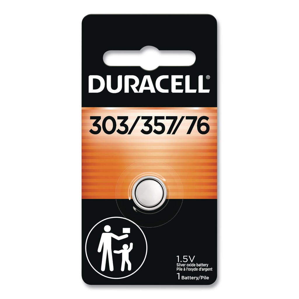 Button Cell Battery, 303/357, 1.5 V, 6/Box