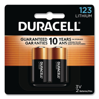 Specialty High-Power Lithium Battery, 123, 3 V, 2/Pack