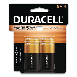 CopperTop Alkaline 9V Batteries, 4/Pack