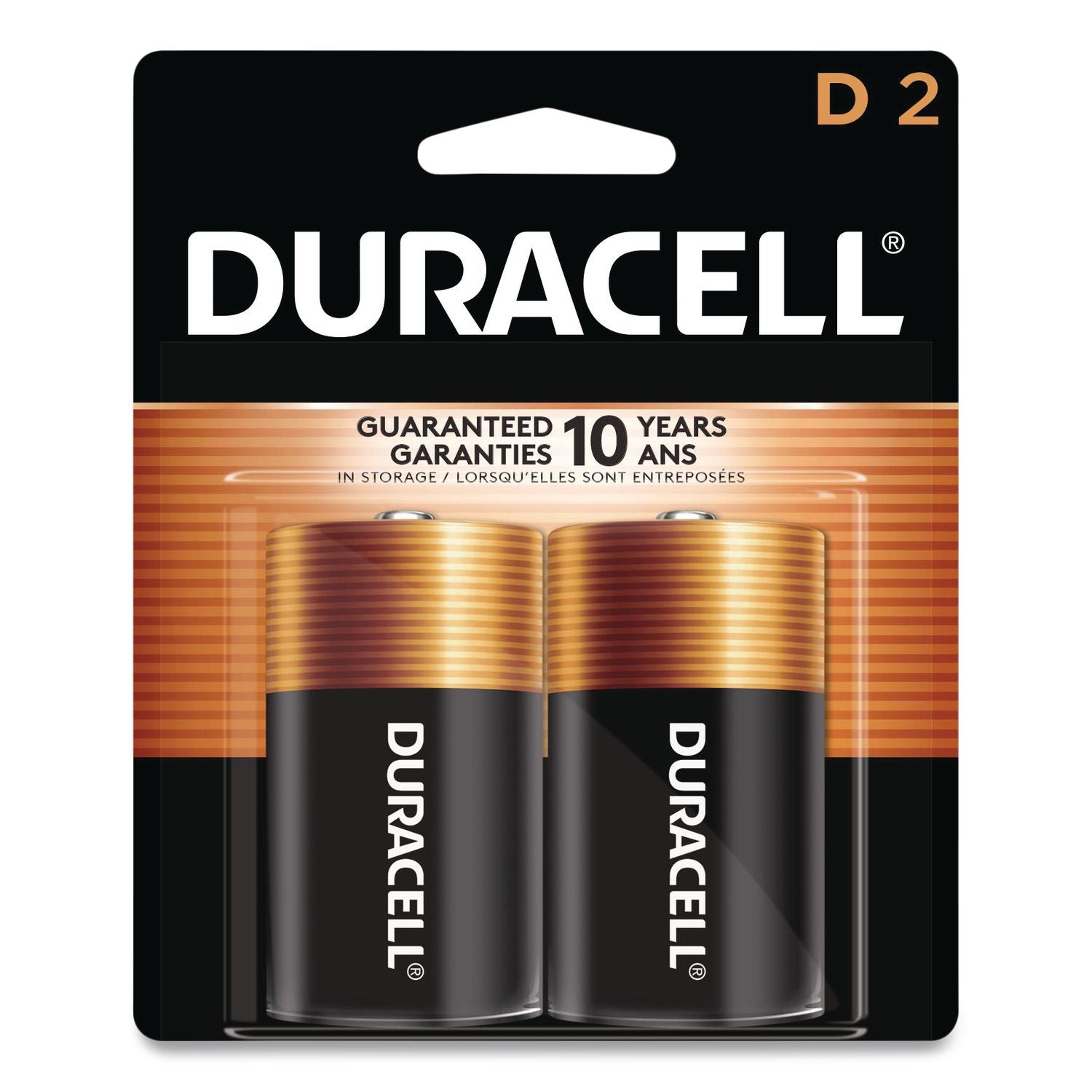 CopperTop Alkaline D Batteries, 2/Pack