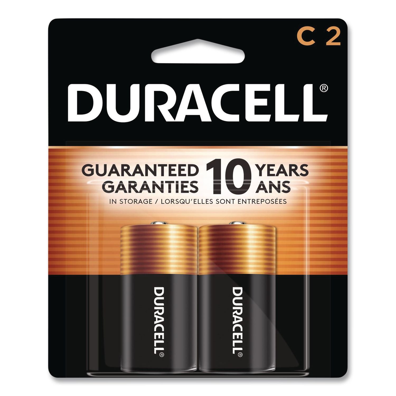 CopperTop Alkaline C Batteries, 2/Pack