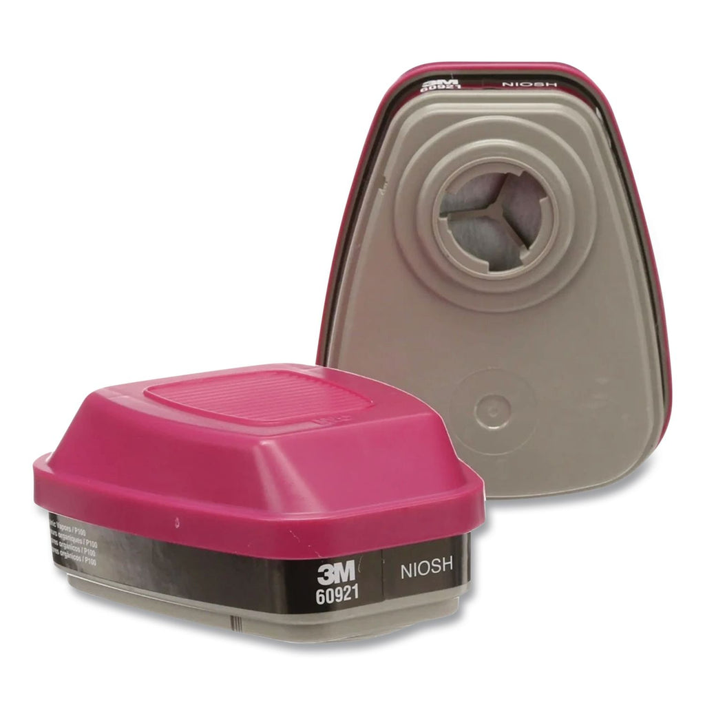 3M 60921 Organic Vapor Cartridge/Filter - Reusable - 2 / Box