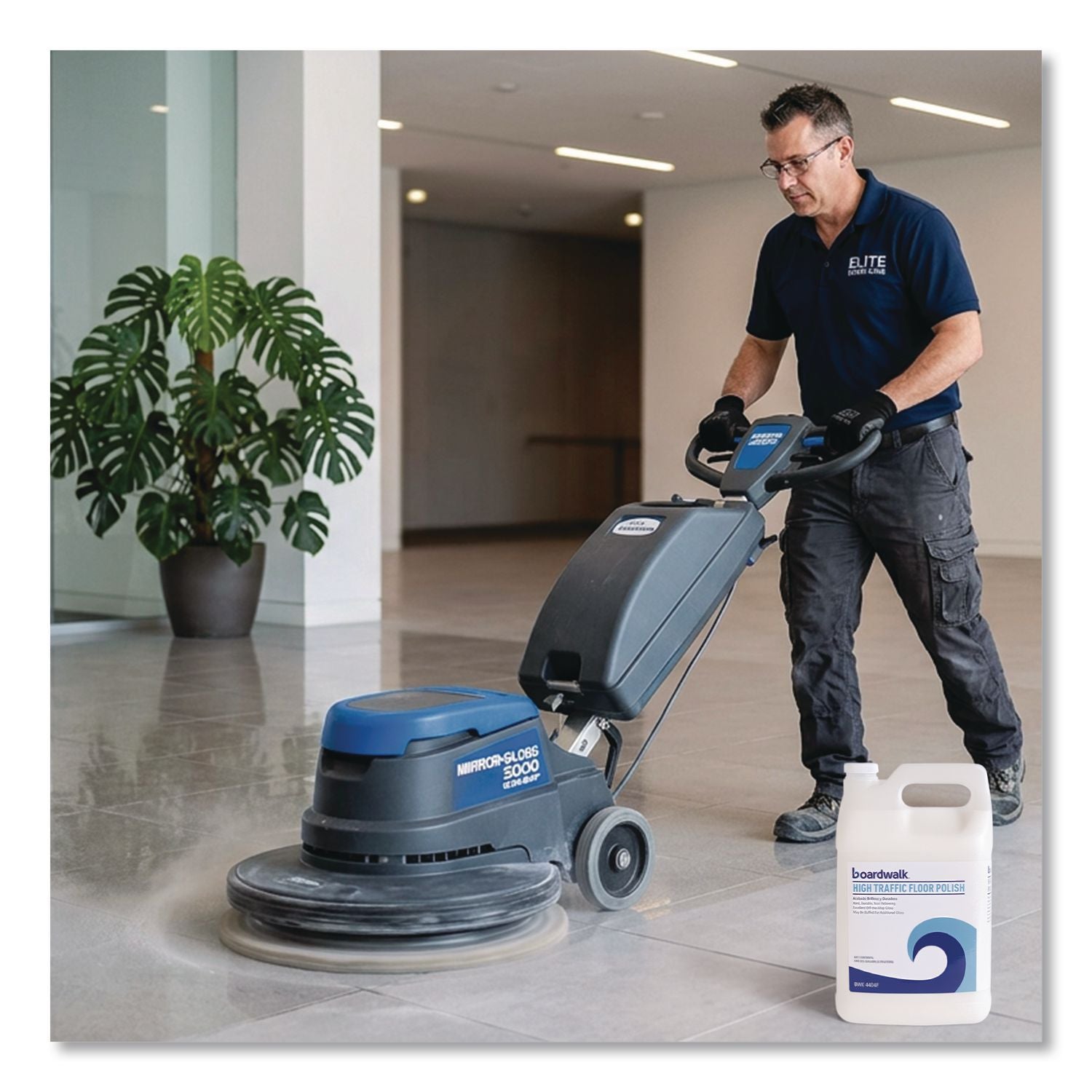 High Traffic Floor Polish, 1 gal Bottle
