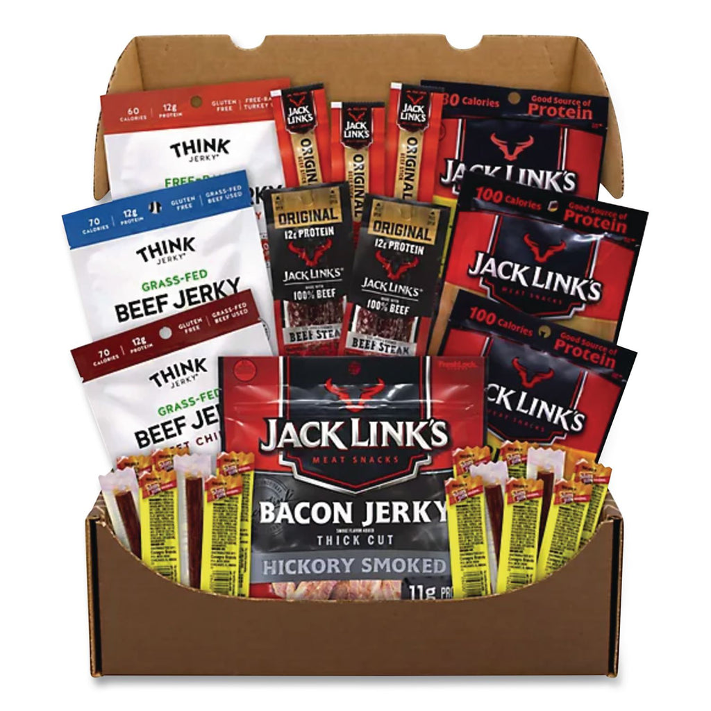 Big Beef Jerky Box, 29 Assorted Snacks/Box, Ships in 1-3 Business Days