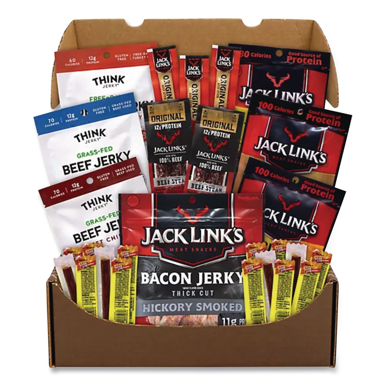 Big Beef Jerky Box, 29 Assorted Snacks/Box, Ships in 1-3 Business Days