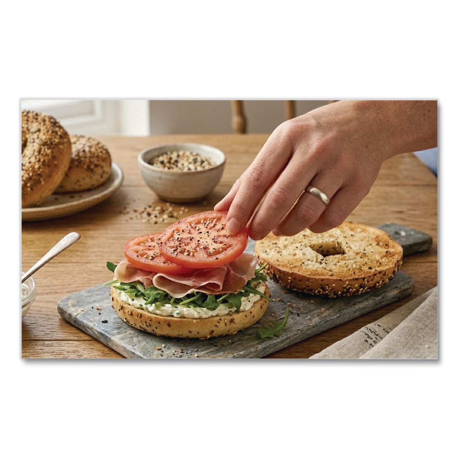 Fresh Everything Bagels, 6/Pack, Ships in 1-3 Business Days