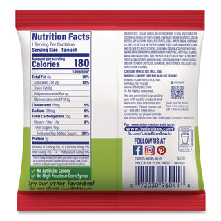 Little Bites Muffins, Chocolate Chip, 1.65 oz Pouch, 20 Pouches/Carton, Ships in 1-3 Business Days