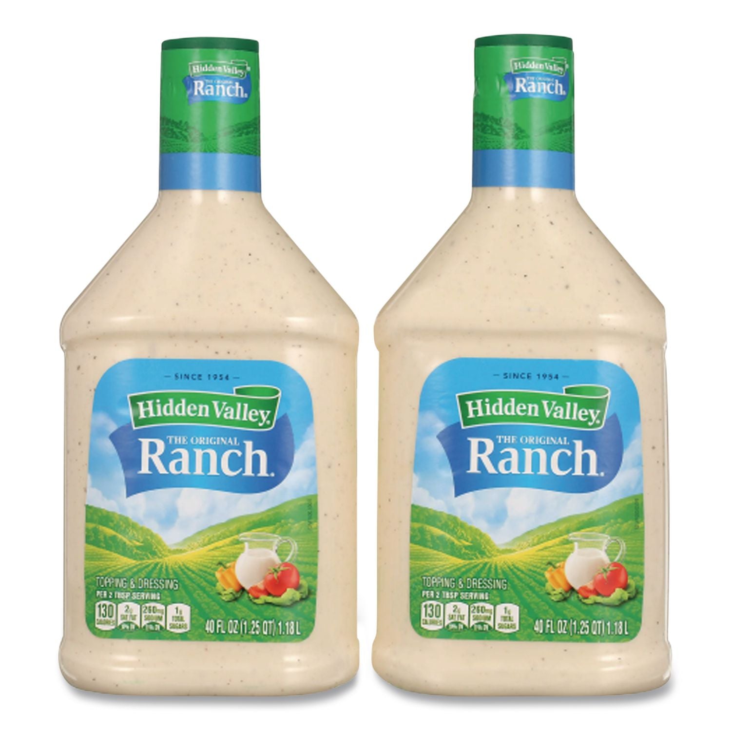 Original Ranch Dressing, 40 oz Bottle, 2 Bottles/Carton, Ships in 1-3 Business Days