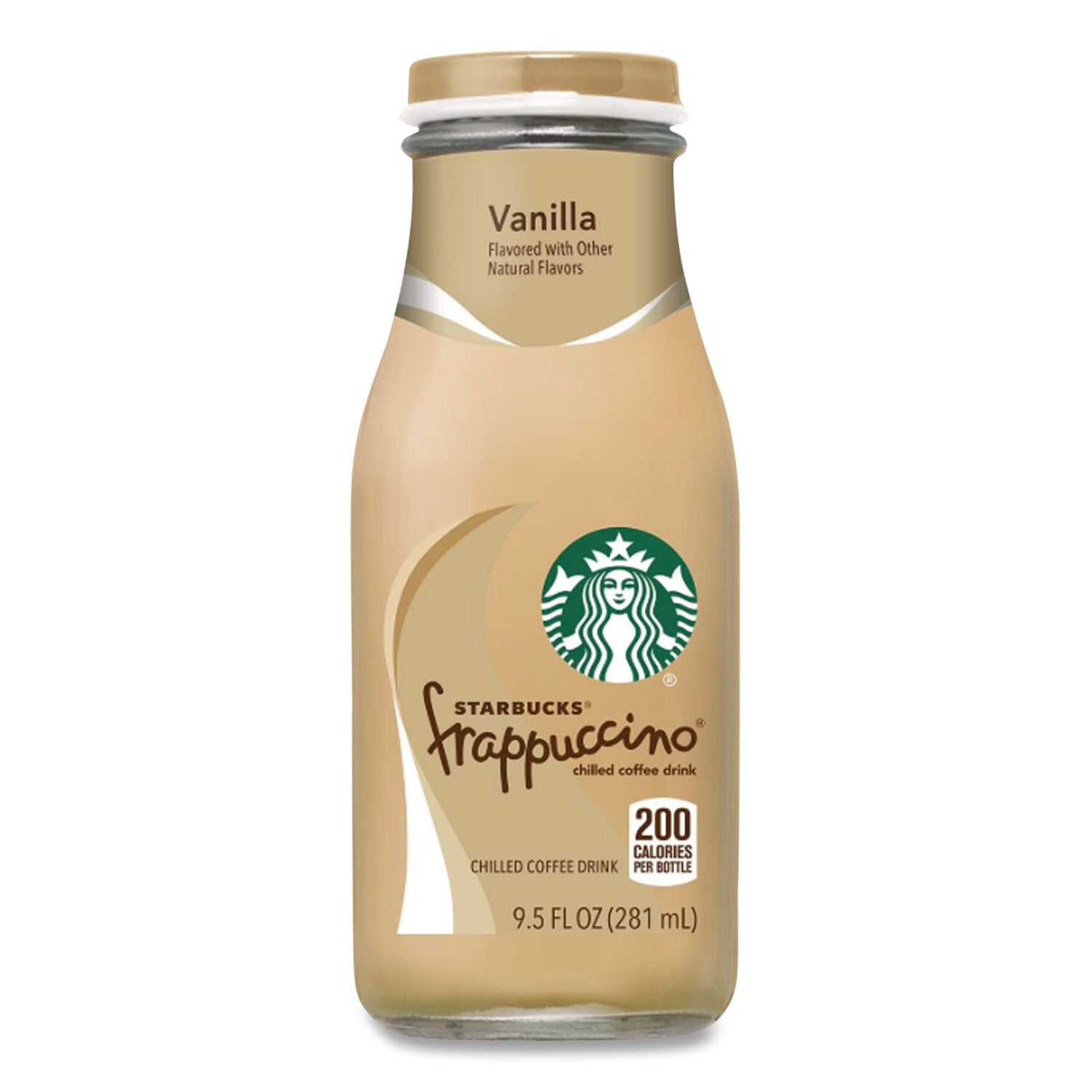 Frappuccino Coffee, 9.5 oz Bottle, Vanilla, 15/Carton, Ships in 1-3 Business Days