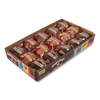 Muffins Variety Pack, Assorted Flavors, 4 oz Pack, 15 Packs/Carton, Ships in 1-3 Business Days