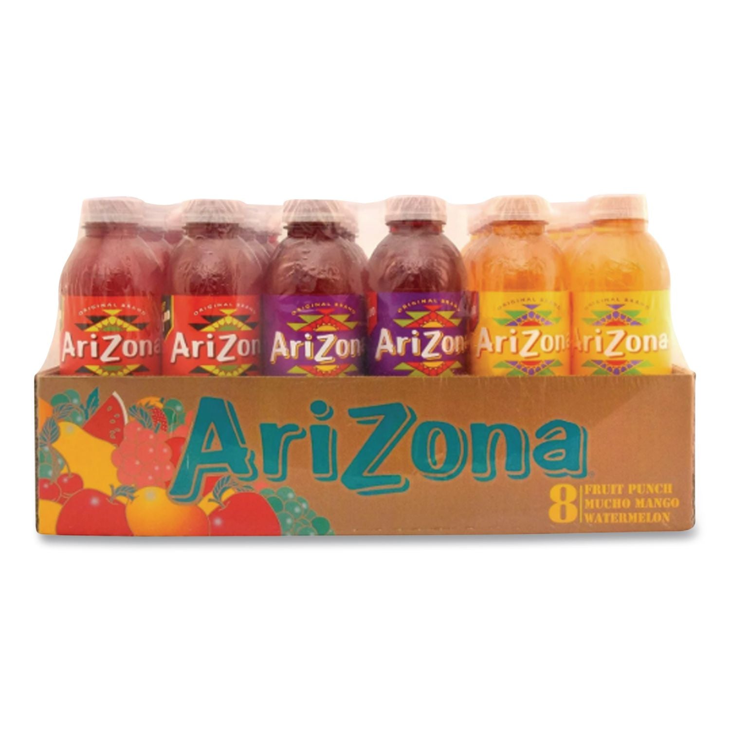 Juice Variety Pack, Fruit Punch/Mucho Mango/Watermelon, 20 oz Bottle, 24/Carton, Ships in 1-3 Business Days