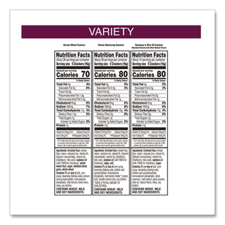 Toasteds Party Pack Cracker Assortment, 8 oz Box, 5 Assorted Boxes/Carton, Ships in 1-3 Business Days