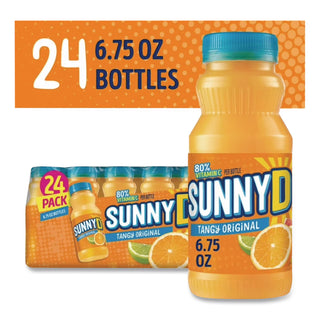 Tangy Original Orange Flavored Citrus Punch, 6.75 oz Bottle, 24/Carton, Ships in 1-3 Business Days