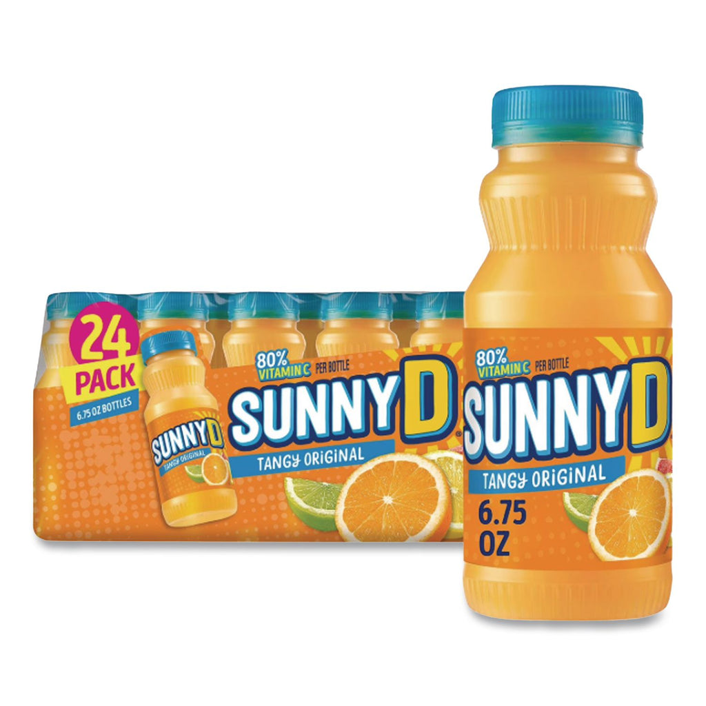 Tangy Original Orange Flavored Citrus Punch, 6.75 oz Bottle, 24/Carton, Ships in 1-3 Business Days