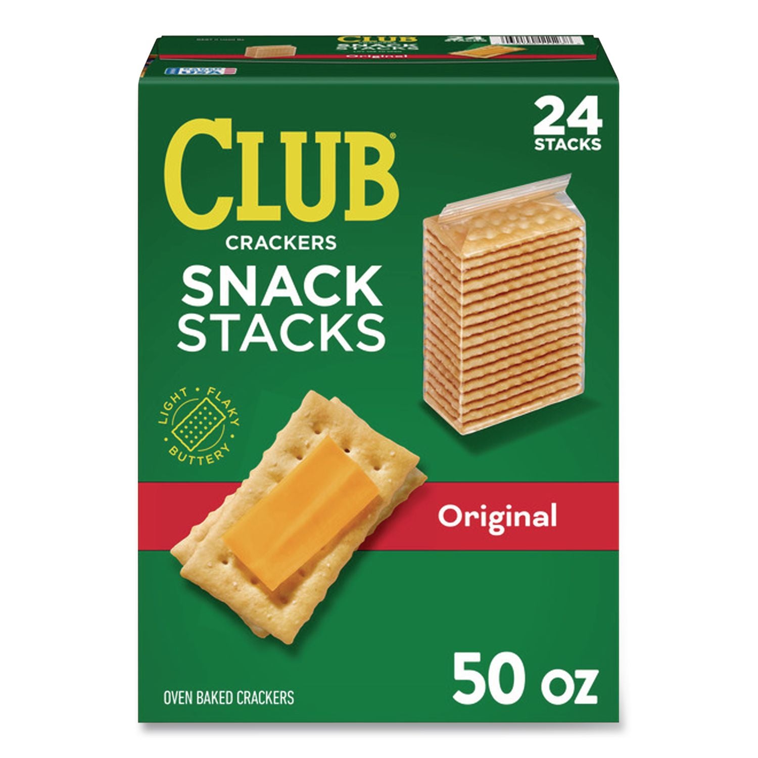 Original Club Crackers Snack Stacks, 50 oz Box, Ships in 1-3 Business Days
