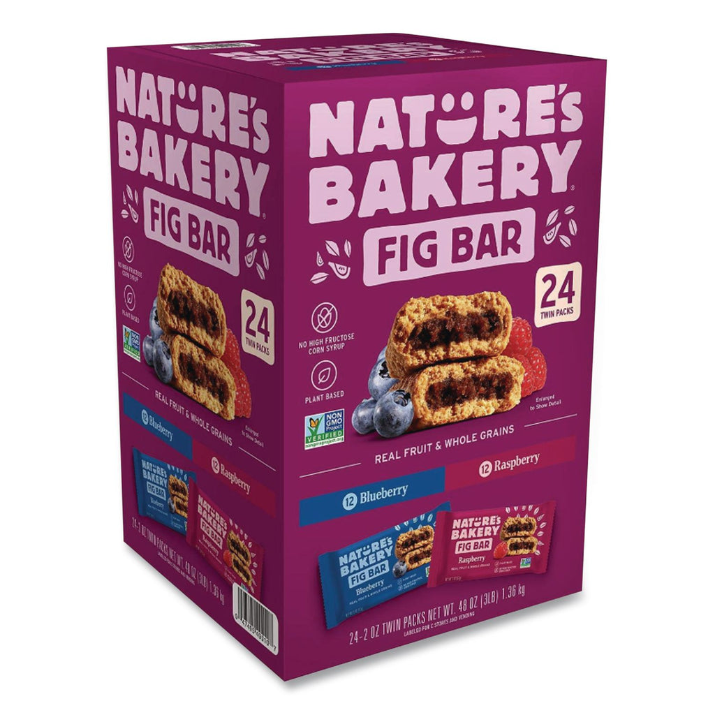 Fig Bars Variety Pack, 2 oz Twin Pack, 24 Twin Packs/Box, Ships in 1-3 Business Days