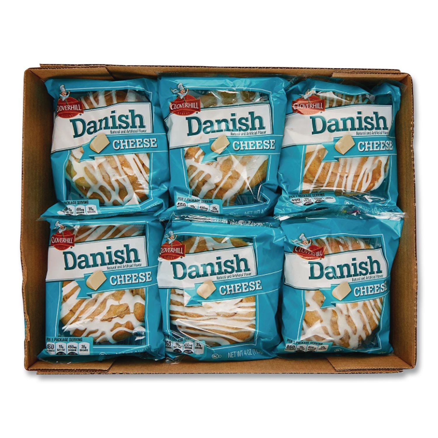 Cheese Danish, 4 oz, 12/Carton, Ships in 1-3 Business Days