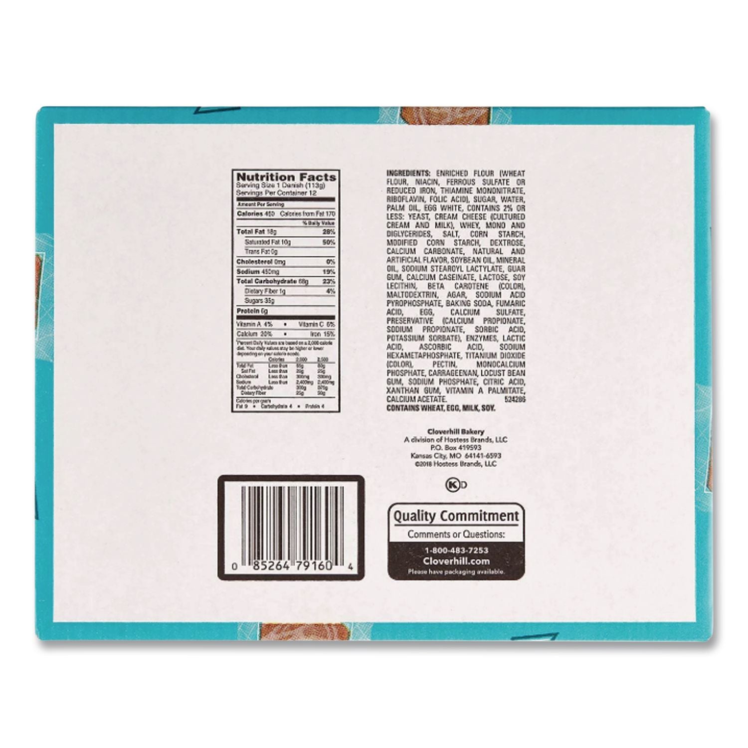 Cheese Danish, 4 oz, 12/Carton, Ships in 1-3 Business Days
