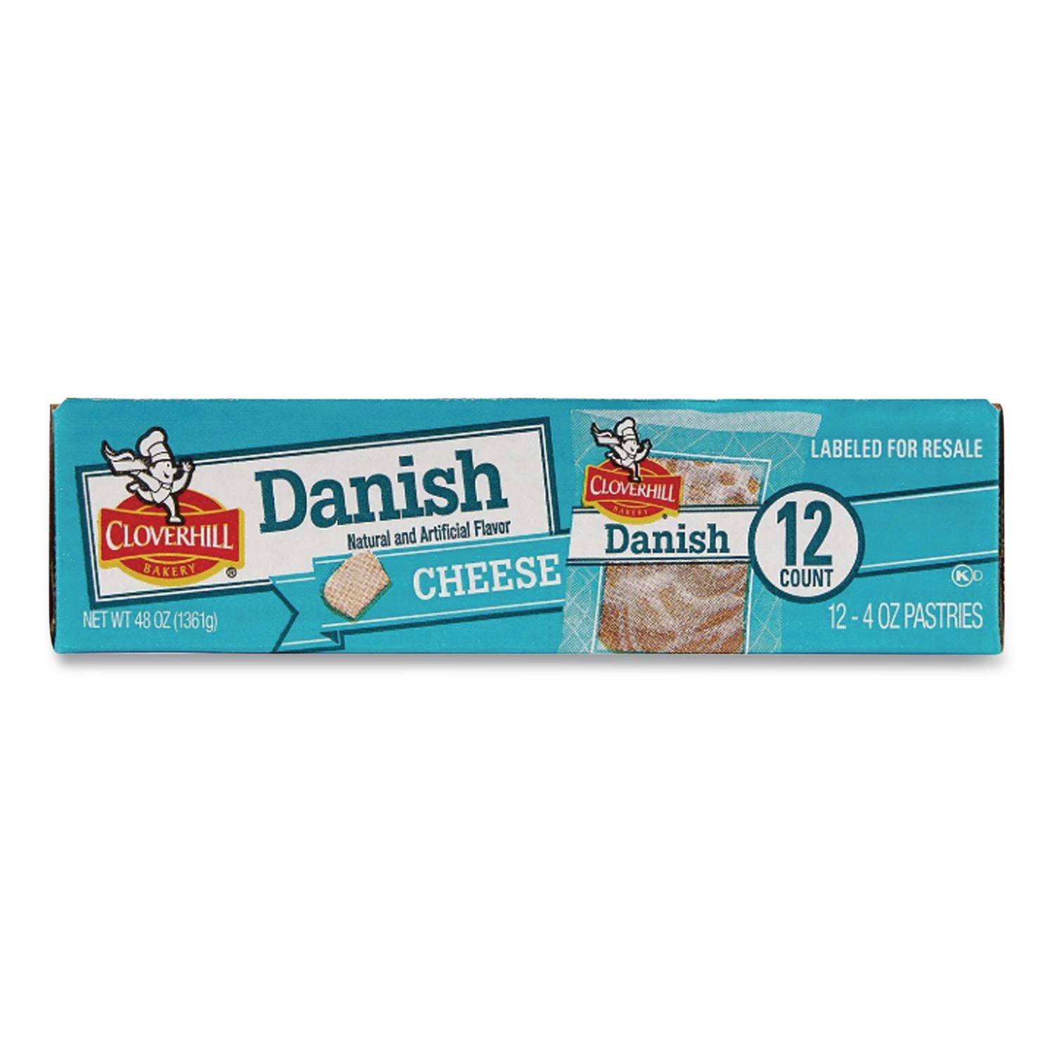 Cheese Danish, 4 oz, 12/Carton, Ships in 1-3 Business Days
