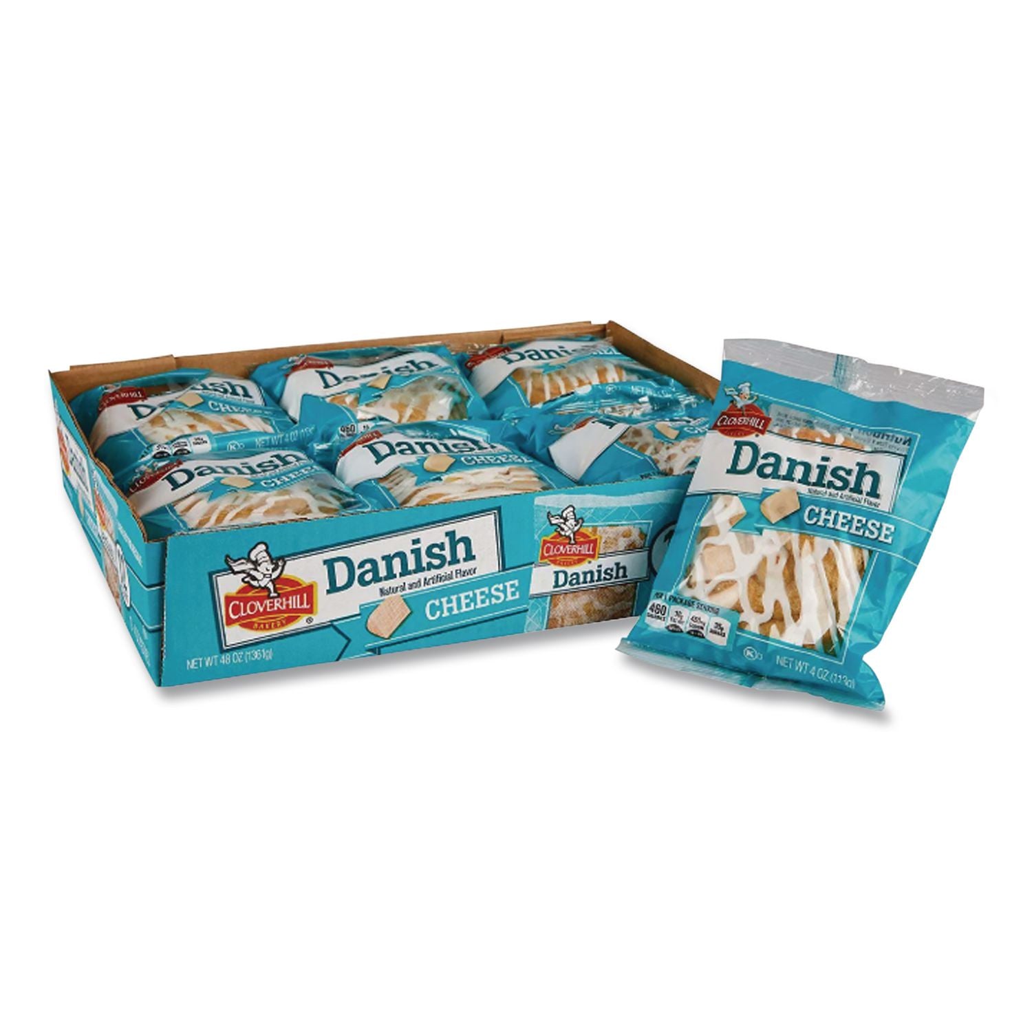 Cheese Danish, 4 oz, 12/Carton, Ships in 1-3 Business Days