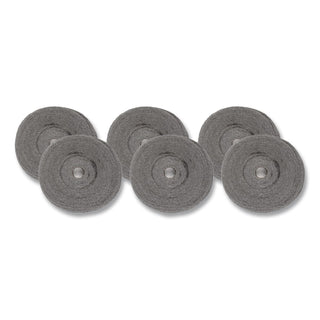 Industrial-Quality Steel Wool Reel, #2 Medium Coarse, 5 lb Reel, Steel Gray, 6/Carton