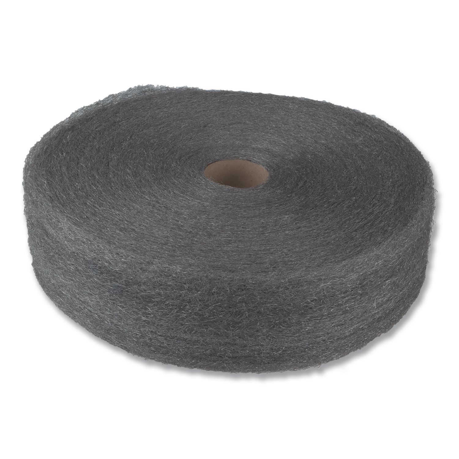 Industrial-Quality Steel Wool Reel, #3 Coarse, 5 lb Reel, Steel Gray, 6/Carton