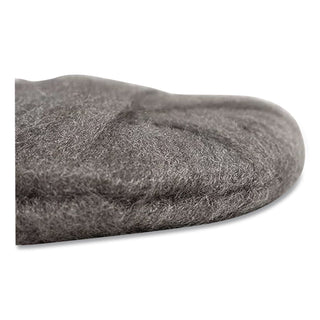 Radial Steel Wool Pads, Grade 2 (Coarse): Stripping/Scrubbing, 17" Diameter, Gray, 12/Carton