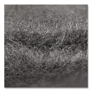 Radial Steel Wool Pads, Grade 2 (Coarse): Stripping/Scrubbing, 17" Diameter, Gray, 12/Carton