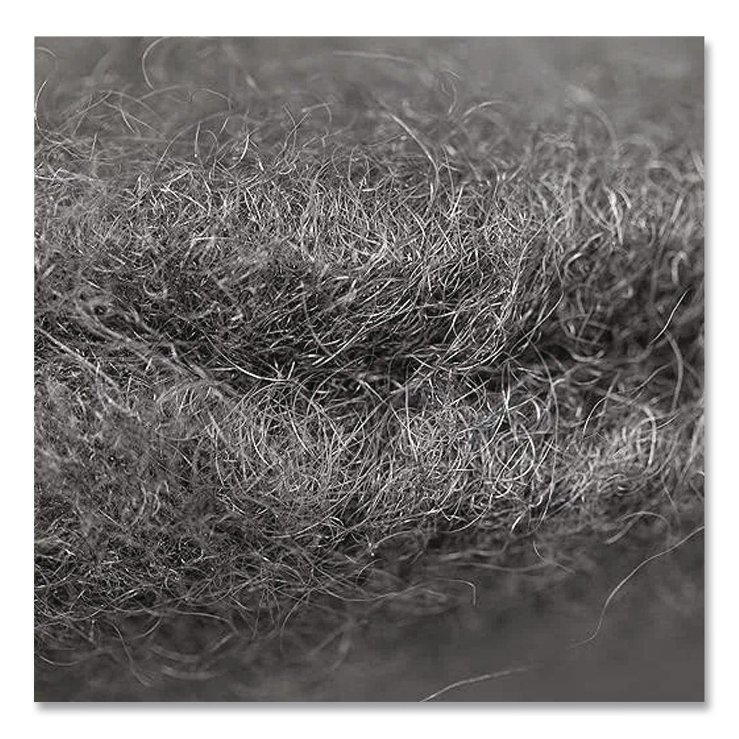 Radial Steel Wool Pads, Grade 0 (Fine): Cleaning and Polishing, 20" Diameter, Gray, 12/Carton