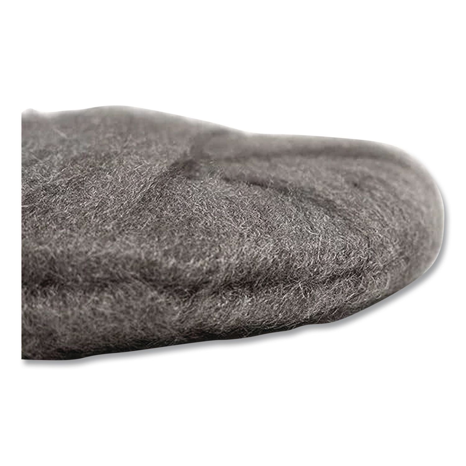 Radial Steel Wool Pads, Grade 2 (Coarse): Stripping/Scrubbing, 20" Diameter, Gray, 12/Carton