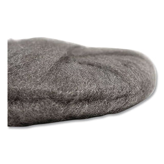 Radial Steel Wool Pads, Grade 2 (Coarse): Stripping/Scrubbing, 20" Diameter, Gray, 12/Carton