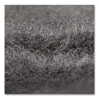 Radial Steel Wool Pads, Grade 2 (Coarse): Stripping/Scrubbing, 20" Diameter, Gray, 12/Carton