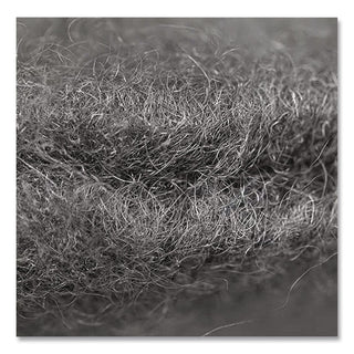 Radial Steel Wool Pads, Grade 3: Cleaning and Polishing, 20" Diameter, Gray, 12/Carton